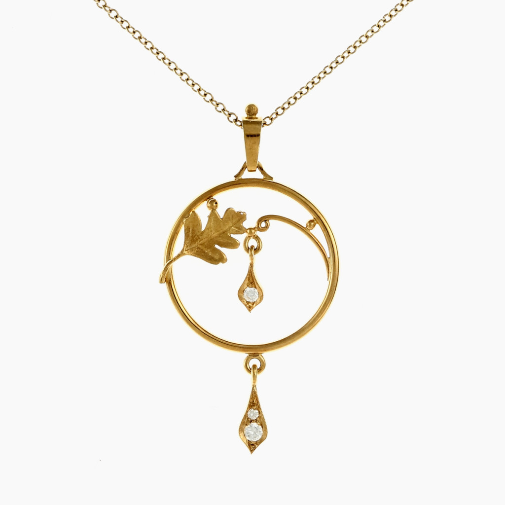 Stefano Zanini pendant made of gold and diamonds