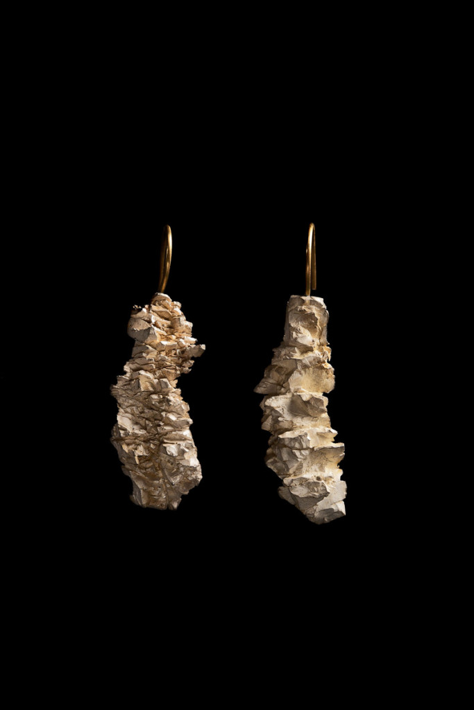 Stefano Zanini earrings made of silver and gold